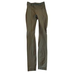 Lululemon Olive Green In Focus Run Tight, SenseKnit Leggings Size 4